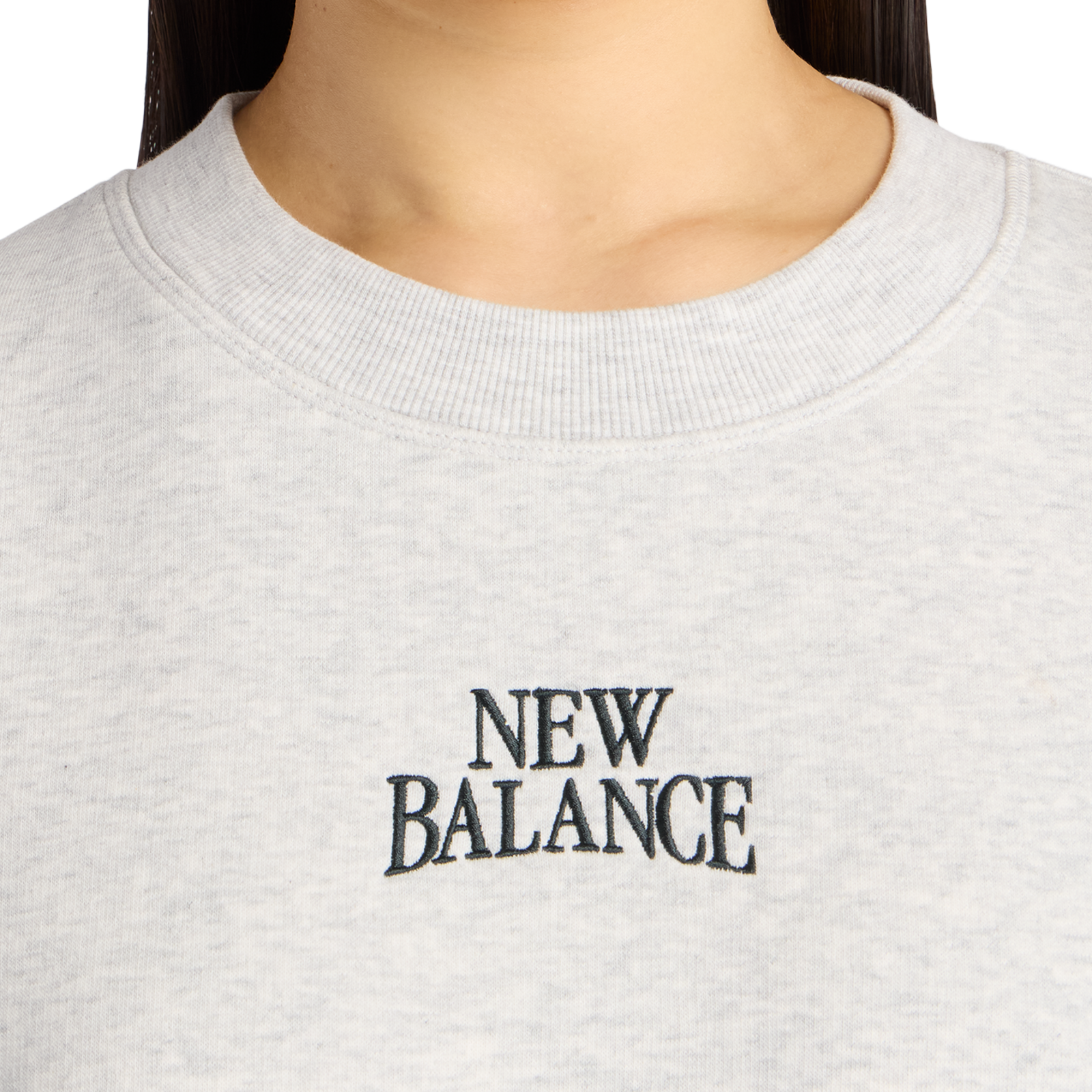 New Balance W Linear Heritage Fleece Crew in