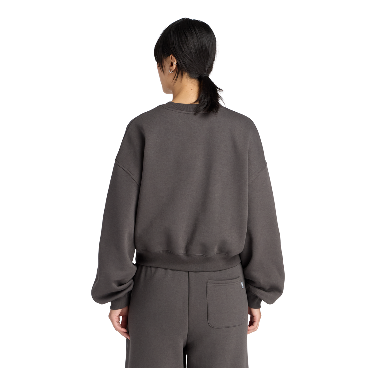 New Balance W Linear Heritage Fleece Crew in