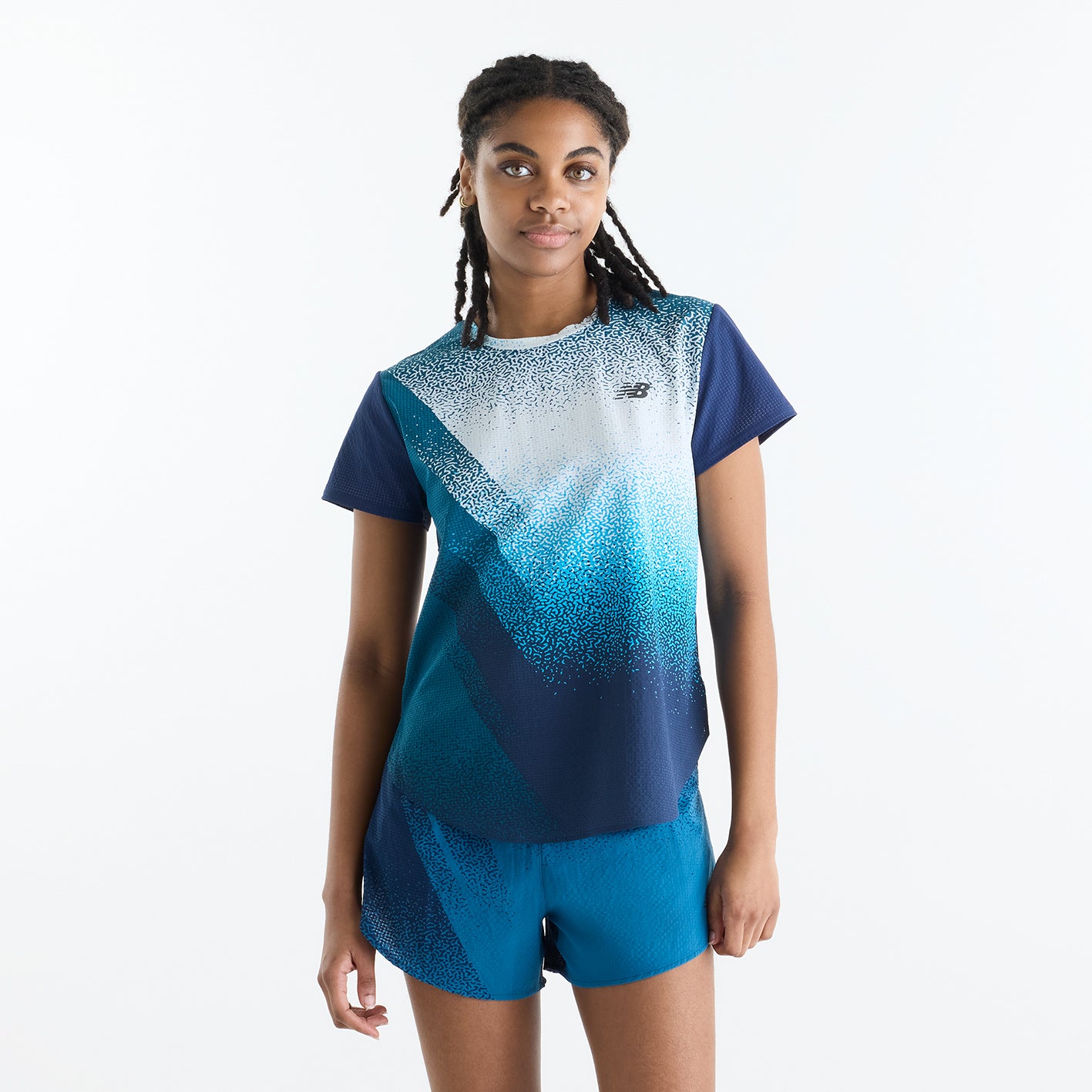 W Race Day Ultra Light Printed T-Shirt