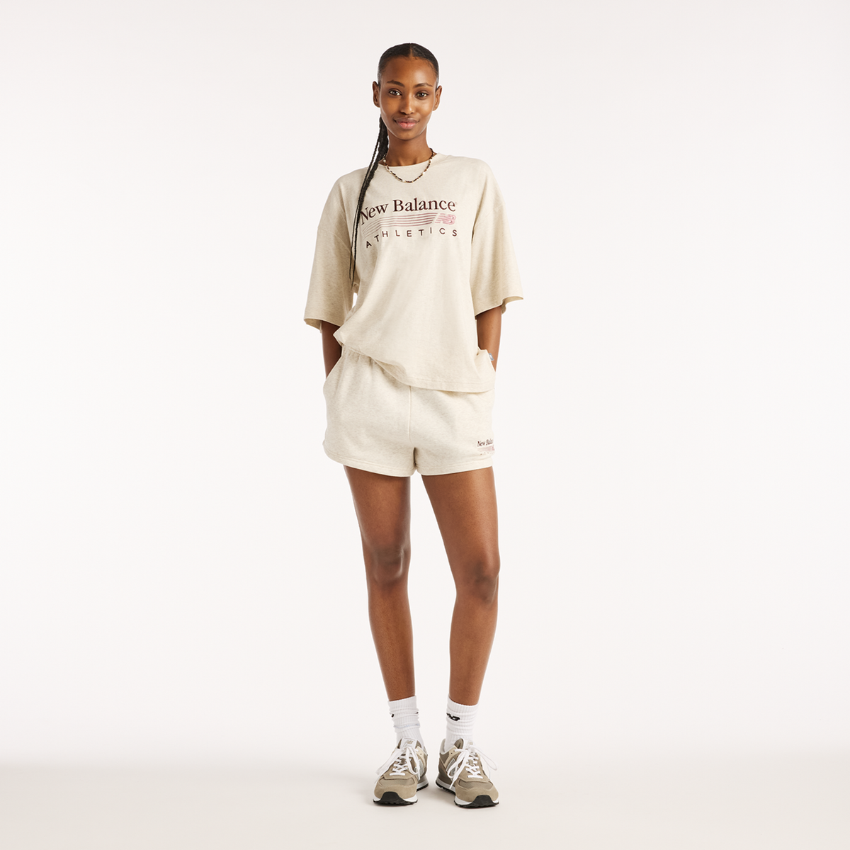 New Balance W Trackside Oversized T-Shirt in