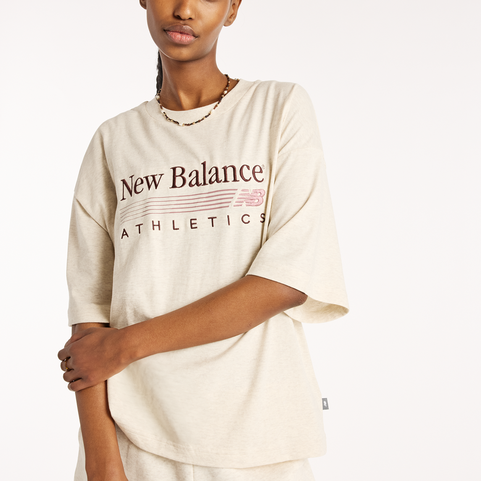 New Balance W Trackside Oversized T-Shirt in