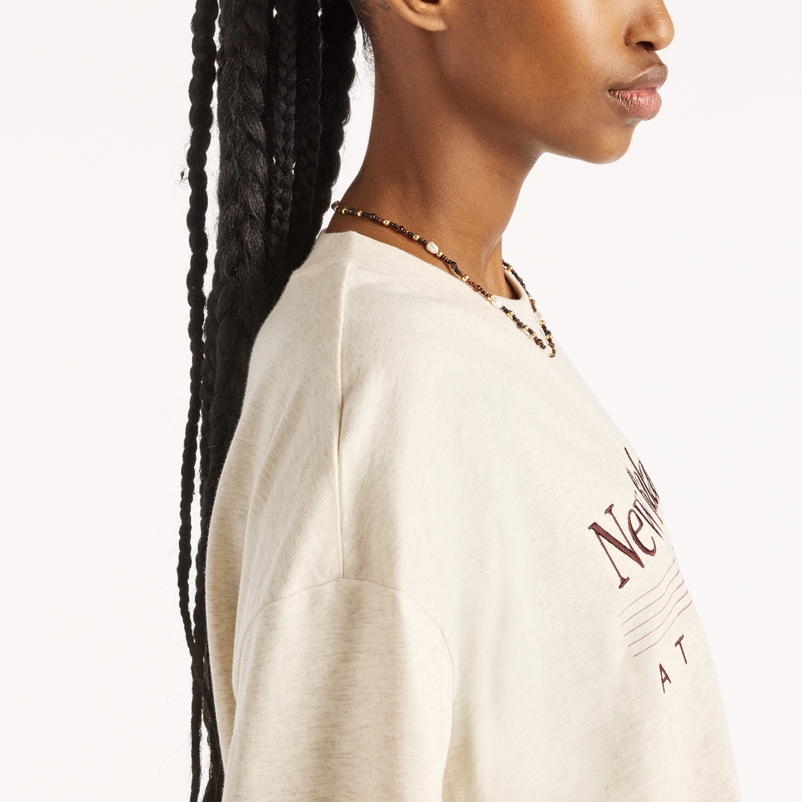 New Balance W Trackside Oversized T-Shirt in