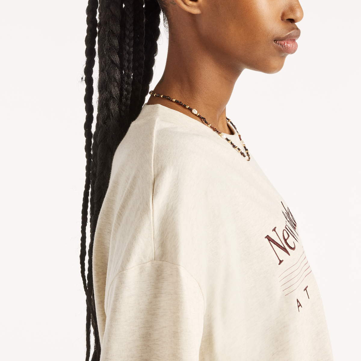 New Balance W Trackside Oversized T-Shirt in
