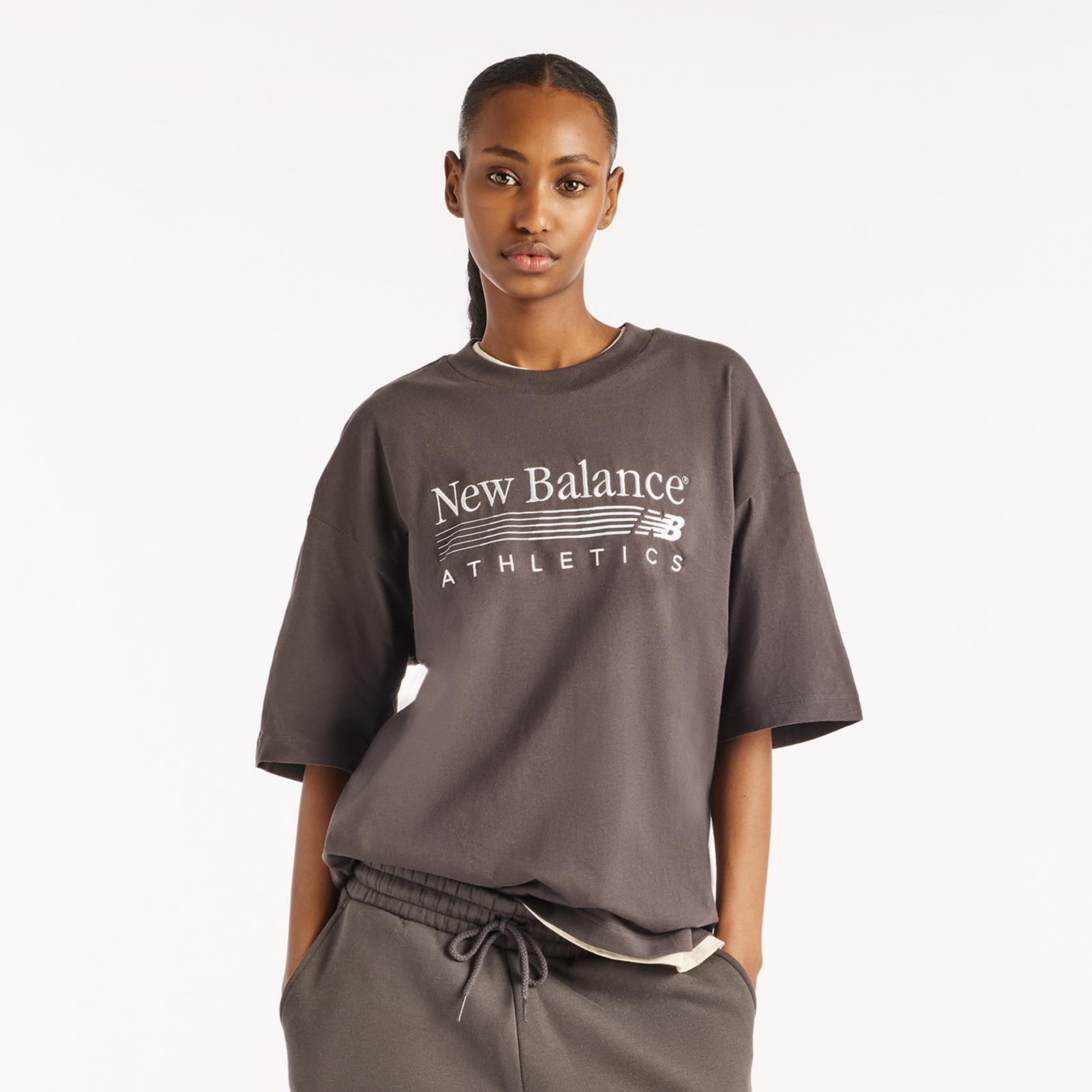 New Balance W Trackside Oversized T-Shirt in