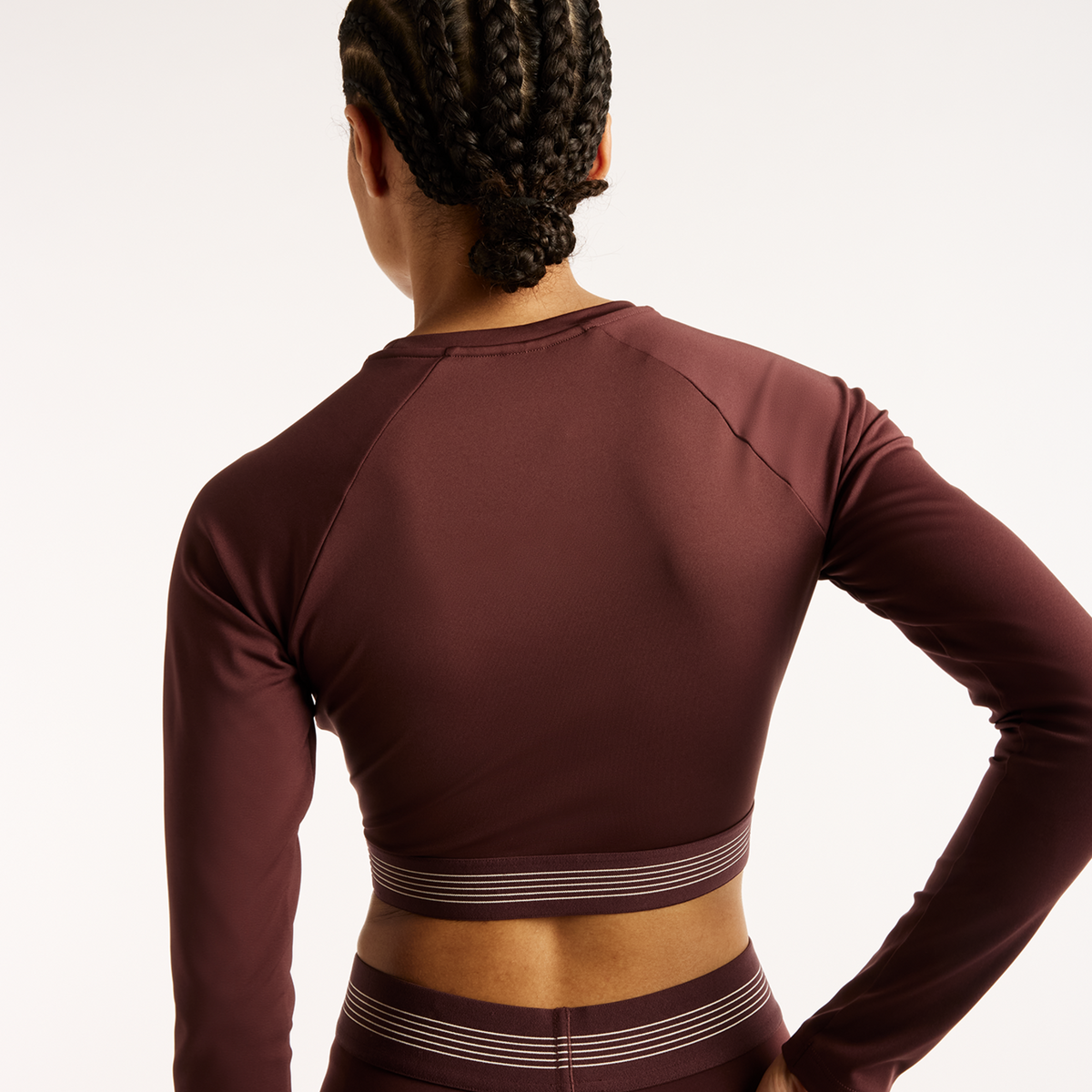 New Balance W AC Fitted Long Sleeve in ROT