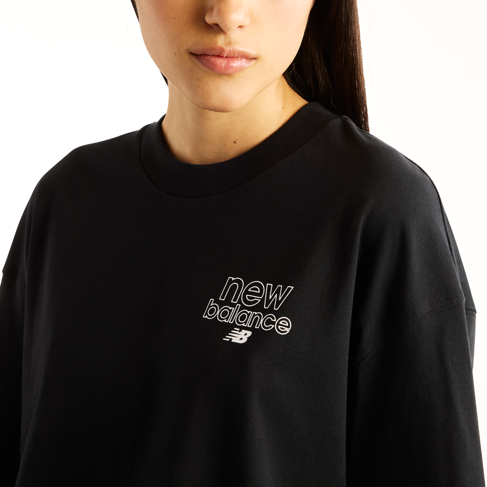 New Balance W Sport Oversized Graphic T-Shirt in