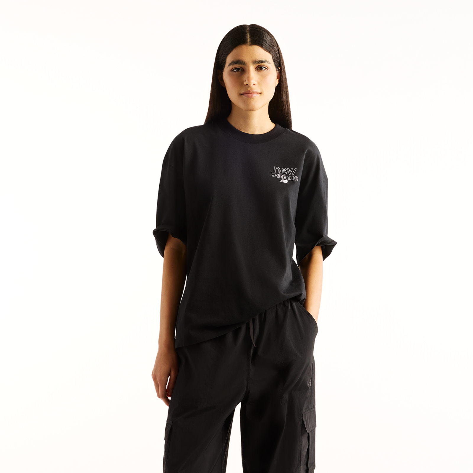 New Balance W Sport Oversized Graphic T-Shirt in