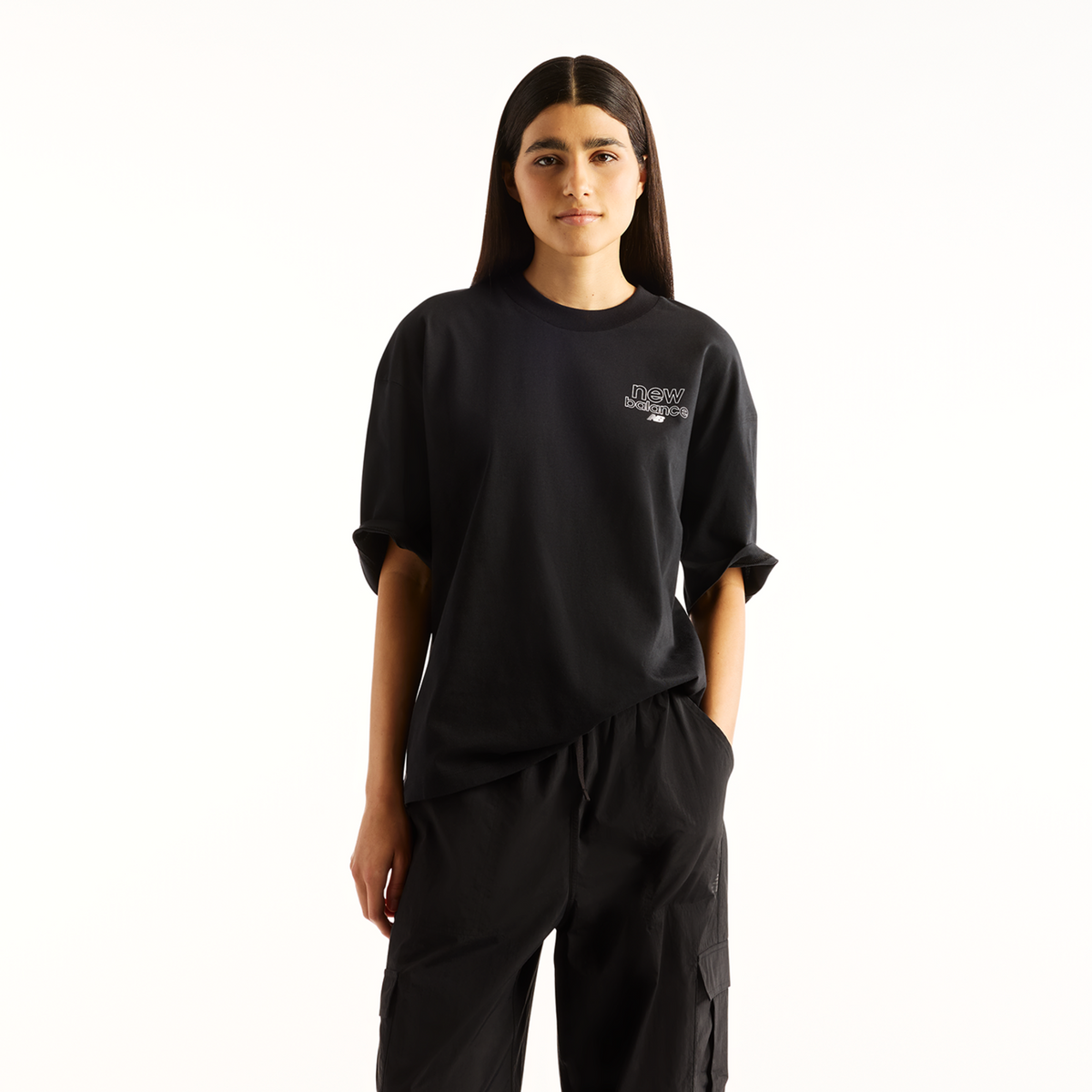 New Balance W Sport Oversized Graphic T-Shirt in