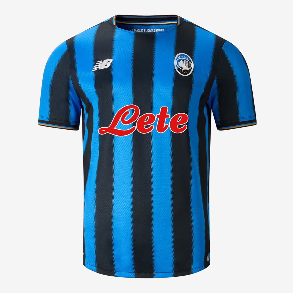 New Balance Atalanta Bergamo Home SS Jersey 25/26 in BLAU