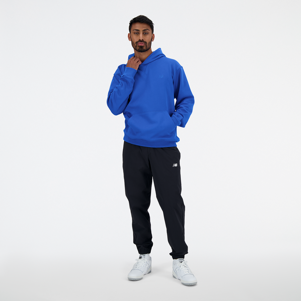 New Balance NB Athletics French Terry Hoodie in BLAU