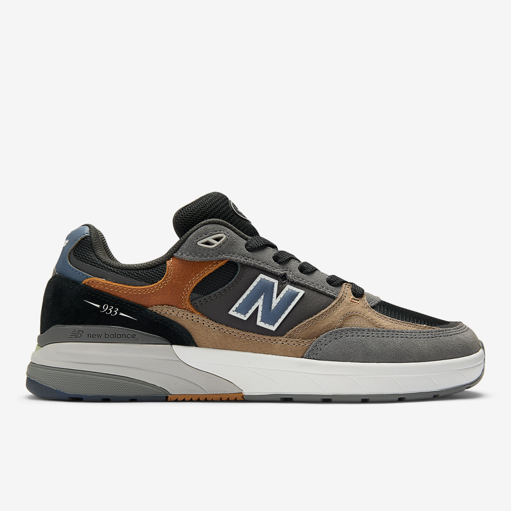 New Balance M Numeric 933 Andrew Reynolds Skateboardschuhe in GRAU