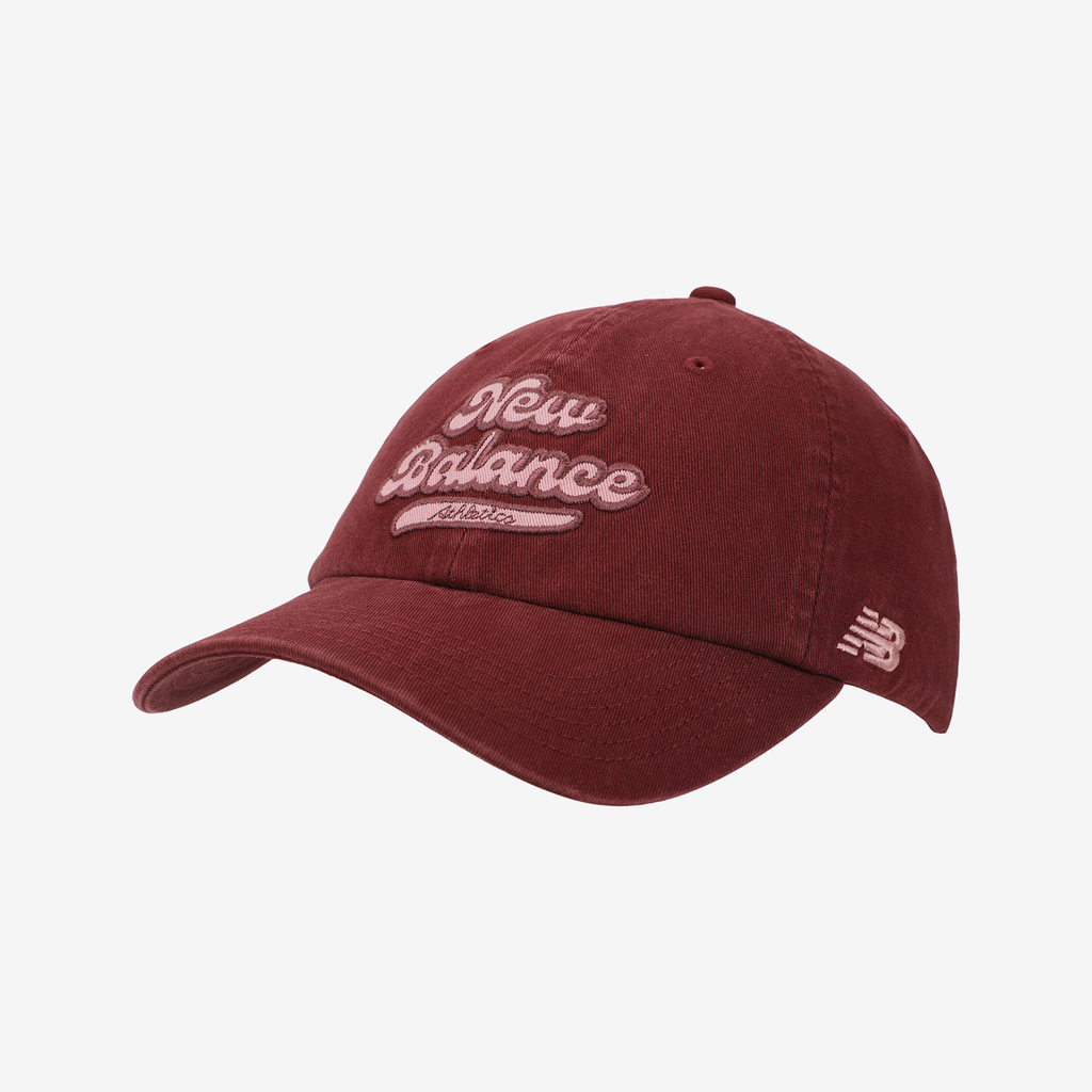 New Balance 6 Panel Women's Athletics Legacy Hat in ROT