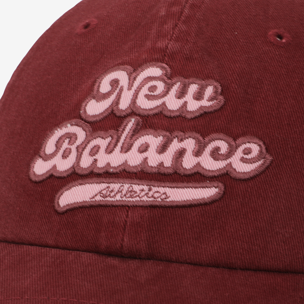New Balance 6 Panel Women's Athletics Legacy Hat in ROT