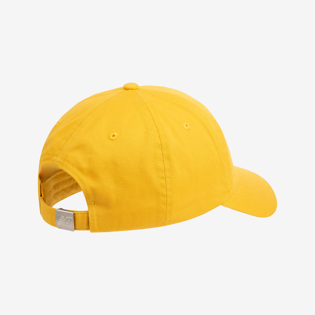 New Balance NB 6-Panel Curved Brim Nb Classic Hat in GELB