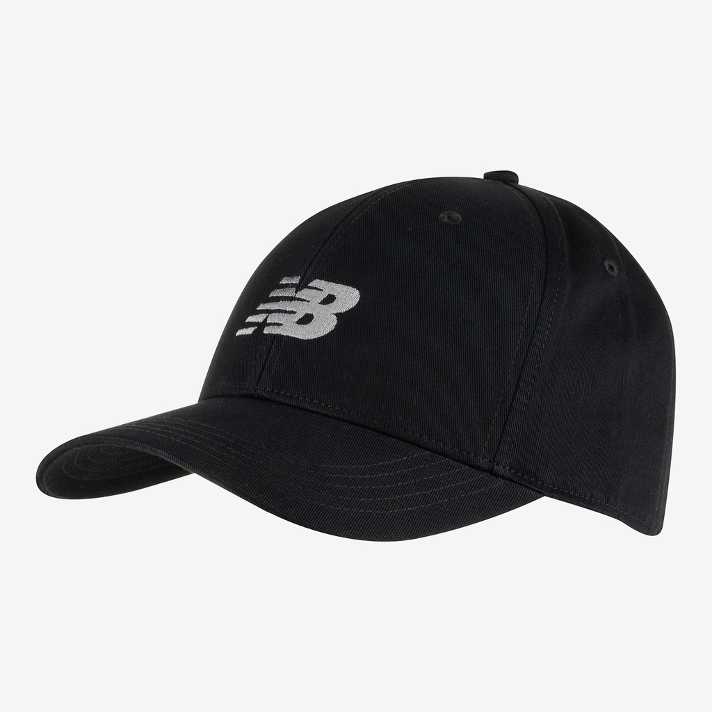 New Balance 6 Panel Structured Snapback in SCHWARZ