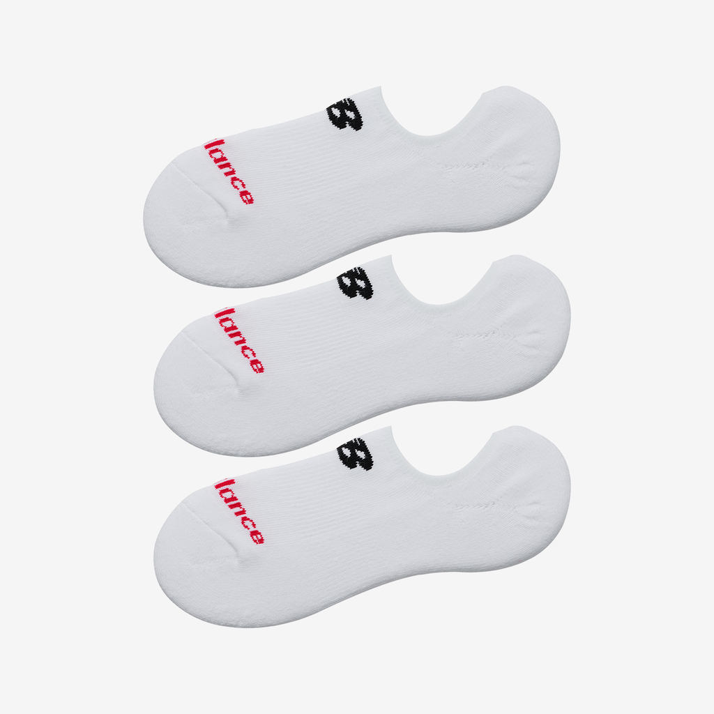 New Balance NB Everyday Ultra Low No Show 3 Pairs in WEISS