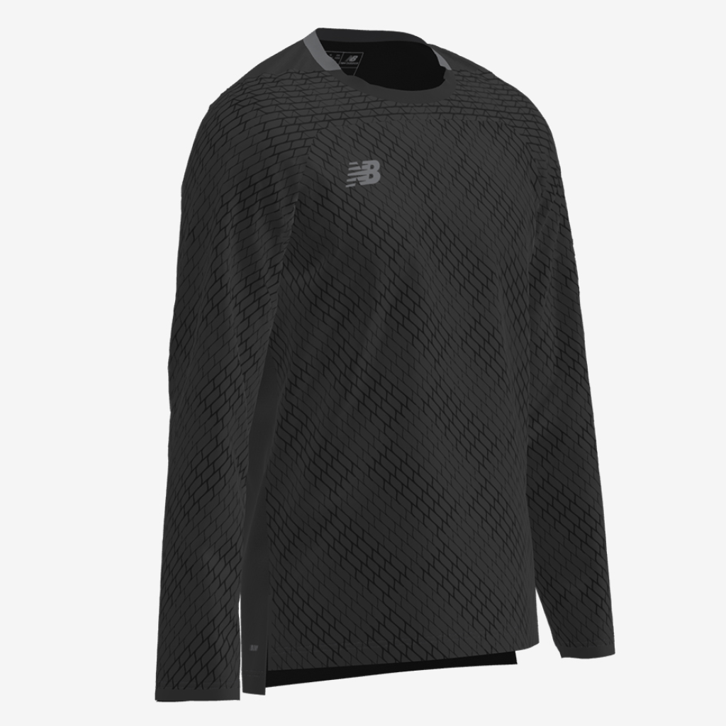 New Balance Y TW Kit Net GK LS Jersey in SCHWARZ