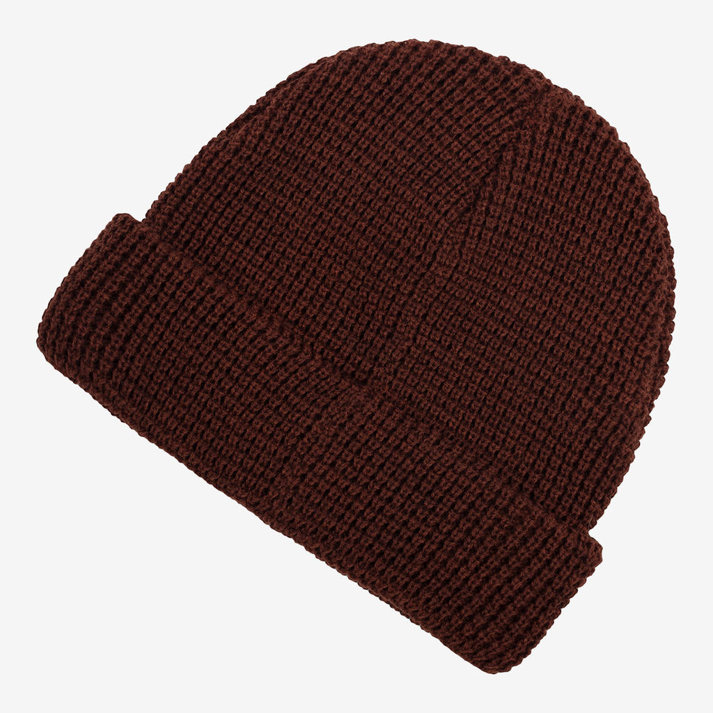 New Balance Waffle Knit Cuffed Beanie in BRAUN