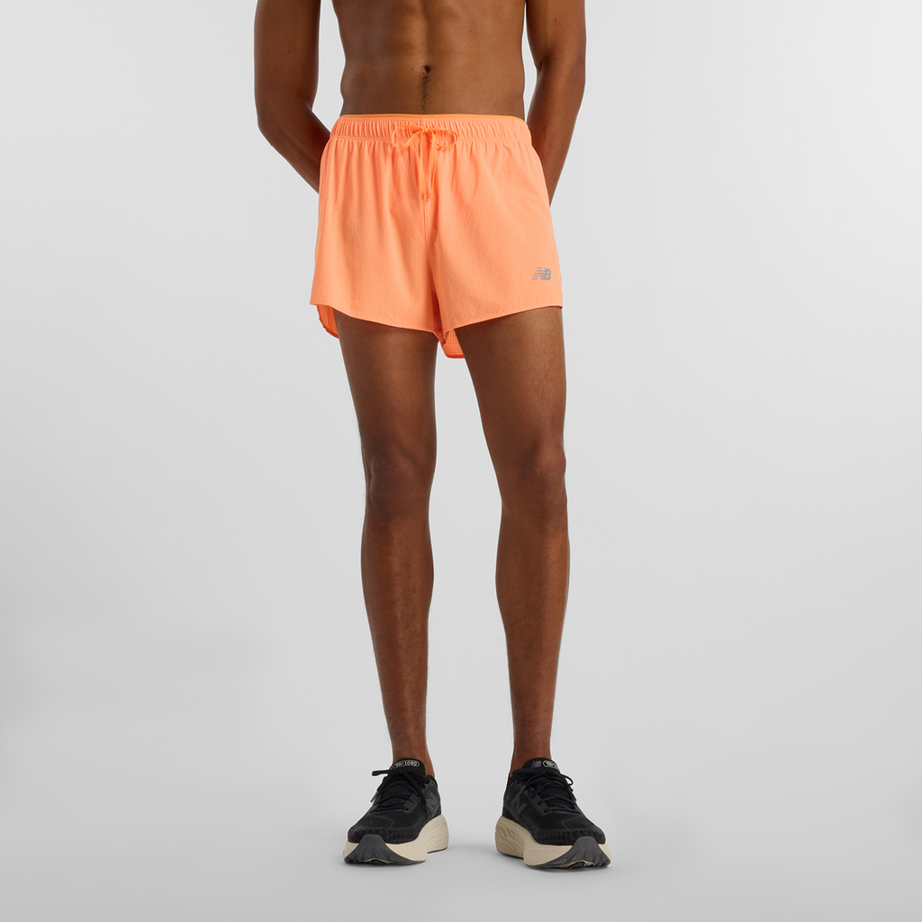 New Balance RC Ultra Light Split Short 3" in ORANGE