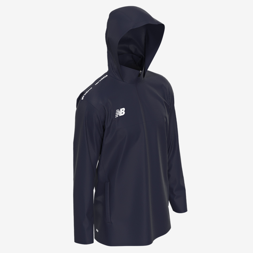 New Balance TW Training Waterproof Rain Jacket in BLAU