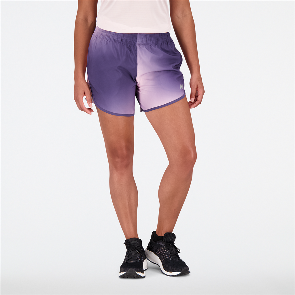 New Balance W Printed Accelerate 5 In Short in PINK