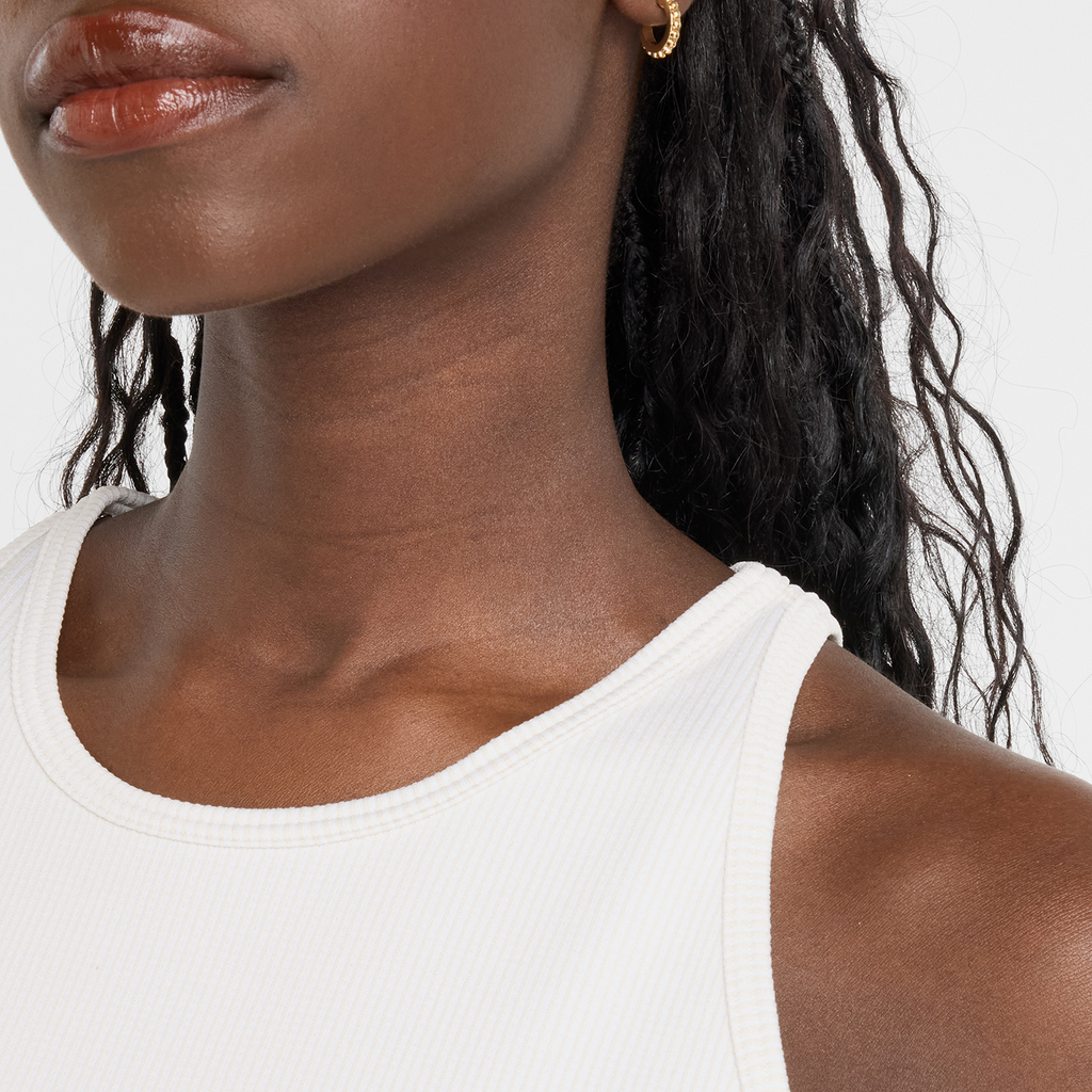 New Balance Novelty Rib Tank in BRAUN