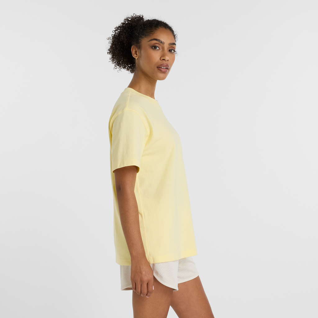 New Balance W NB Athletics Jersey T-Shirt in GELB