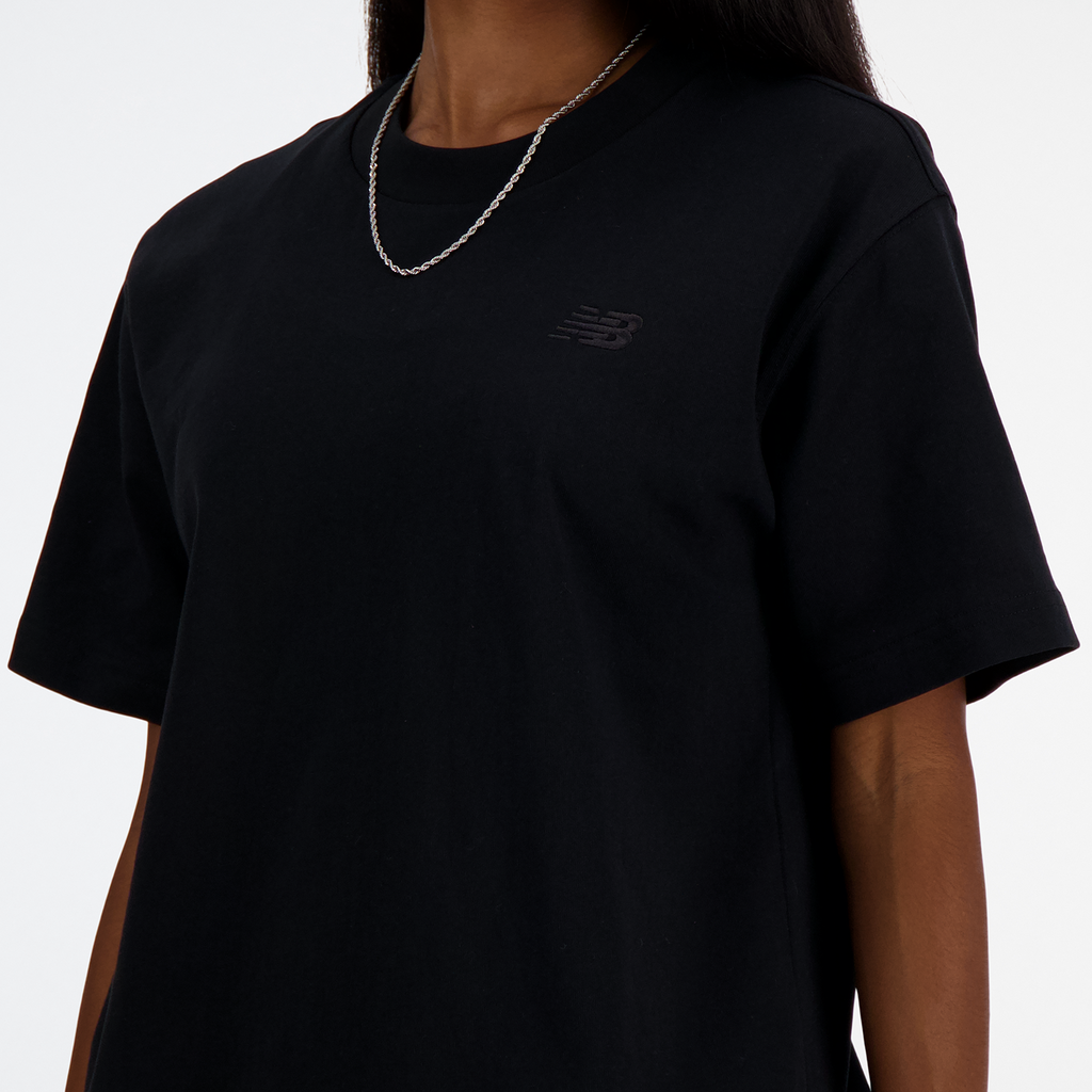 New Balance W NB Athletics Jersey T-Shirt in SCHWARZ