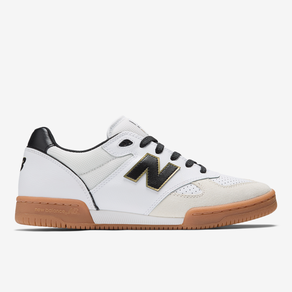 New Balance M Numeric 600 Tom Knox Skateboardschuhe in WEISS