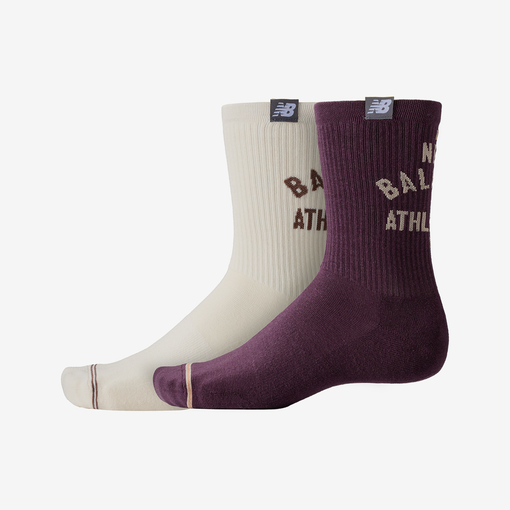 New Balance Lifestyle Midcalf Socks 2 Pack in MEHRFARBIG