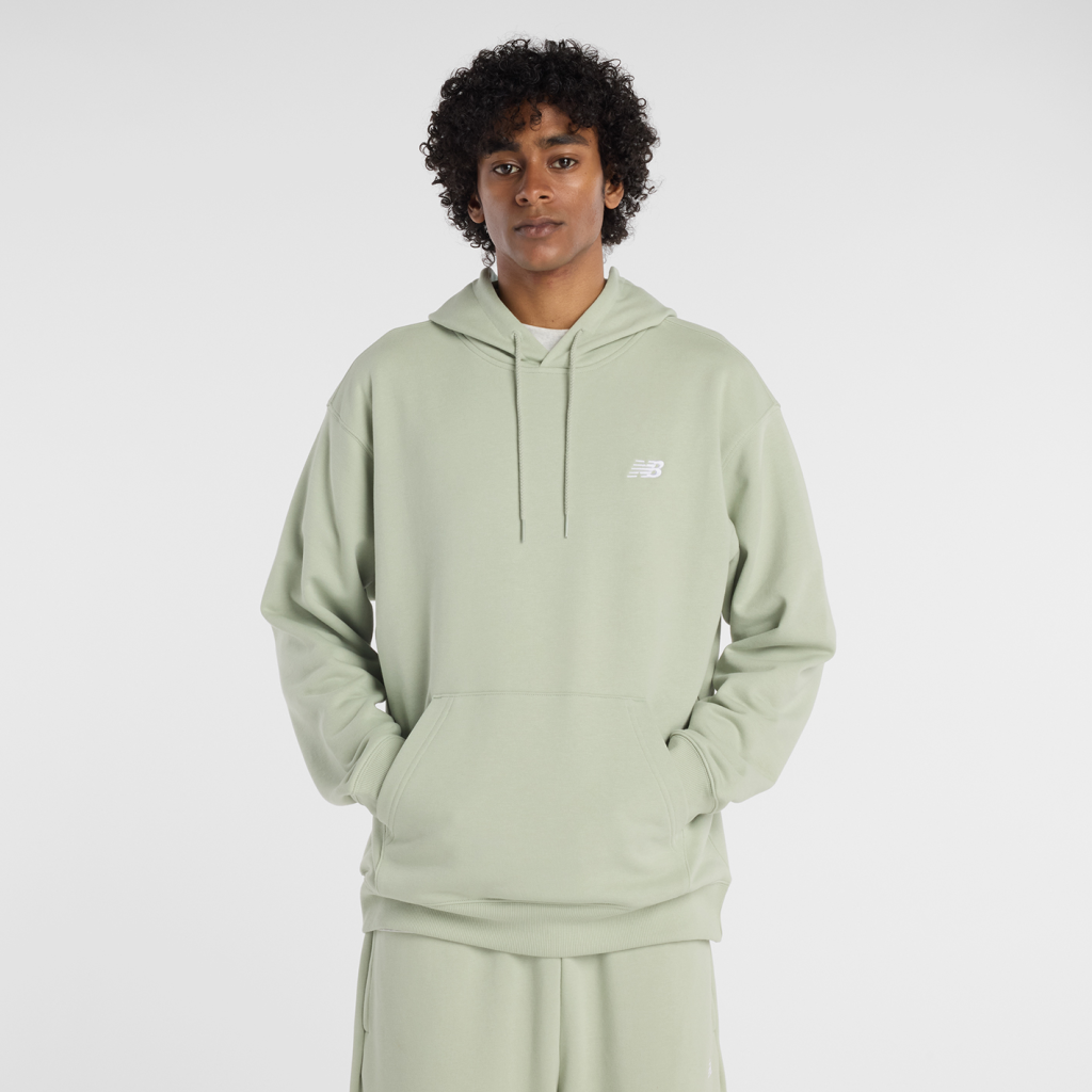 New Balance Sport Essentials Small Logo French Terry Hoodie in GRÜN