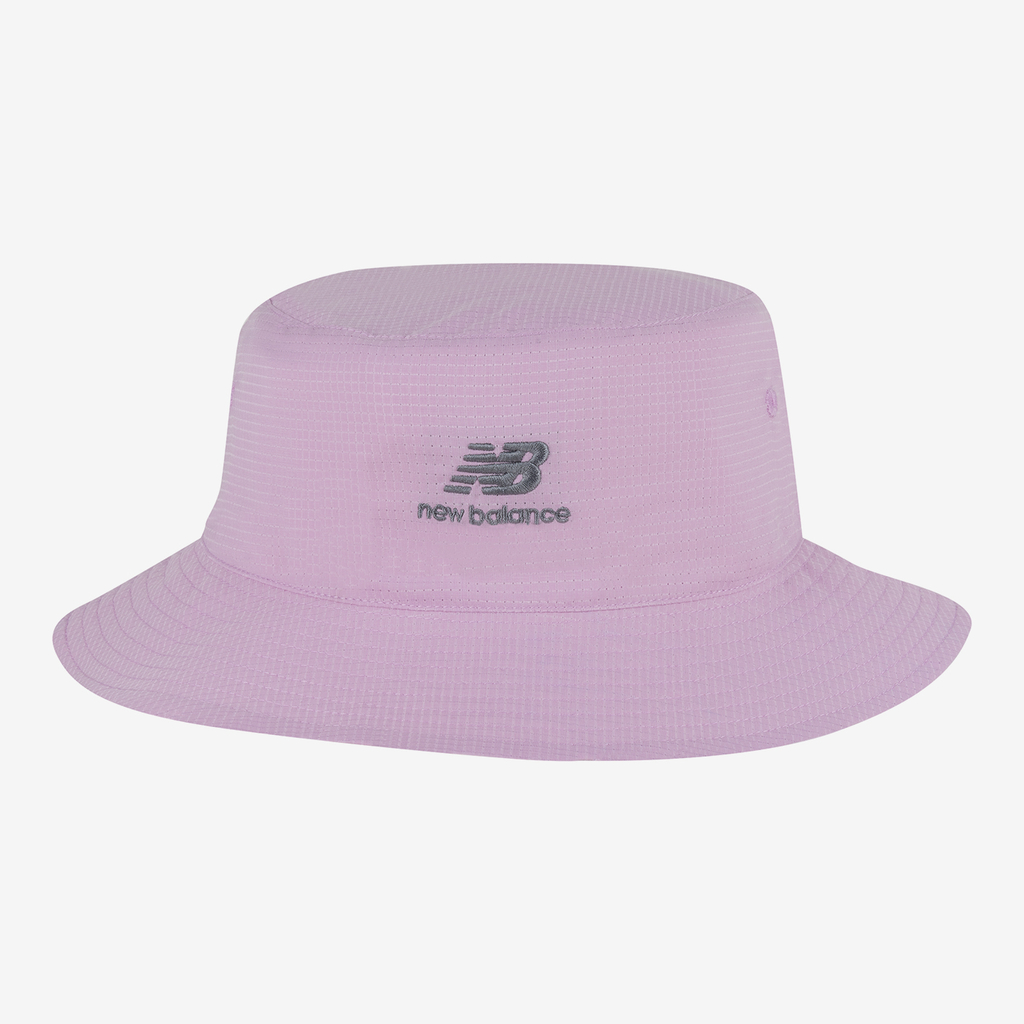 New Balance Reversible Bucket Hat in PINK