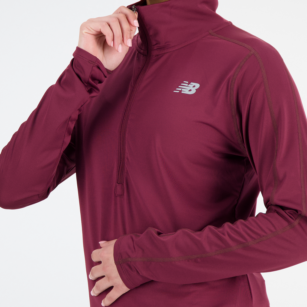New Balance W Accelerate Half Zip in ROT