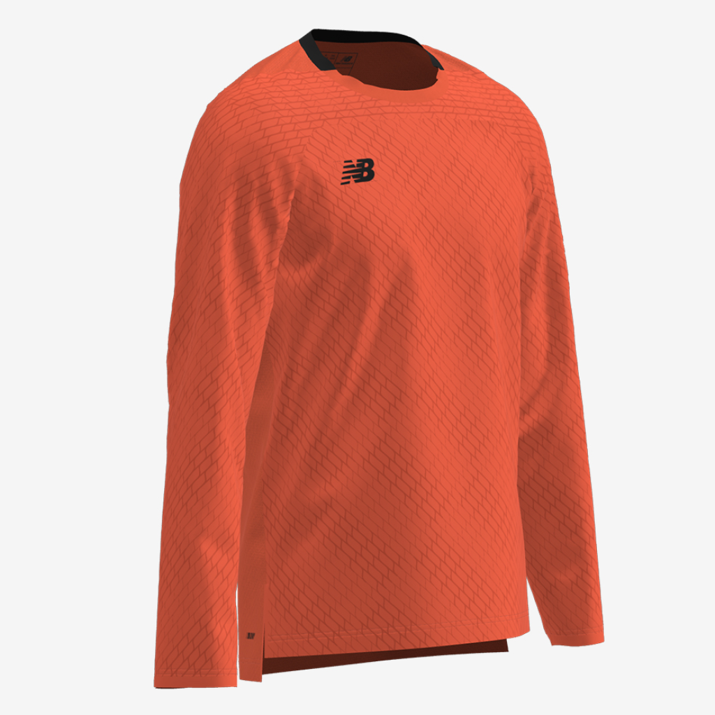 New Balance TW Kit Net GK LS Jersey in ORANGE