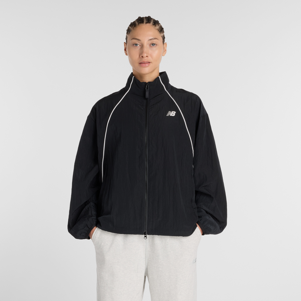 New Balance W Sport Legacy Jacket in SCHWARZ