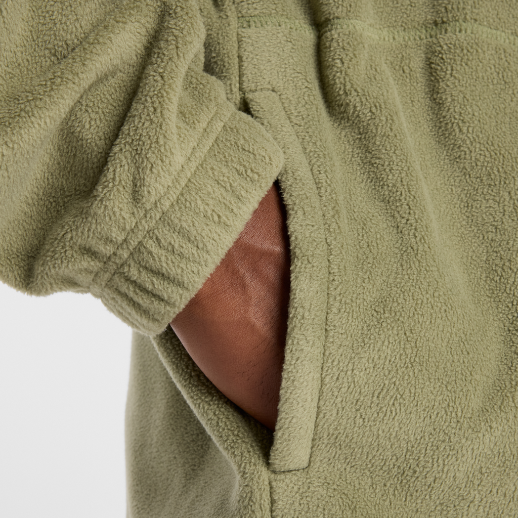 New Balance Sport Polar Fleece Full Zip in GRÜN