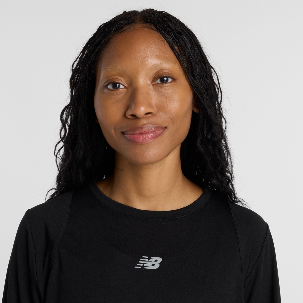 New Balance W Infinity Propel Long Sleeve in SCHWARZ