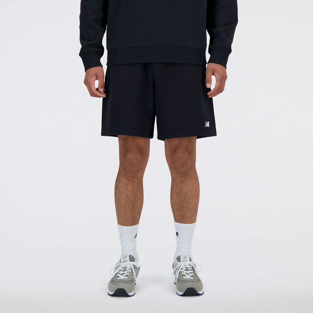 New Balance Sport Essentials French Terry Short 7 Inch in SCHWARZ