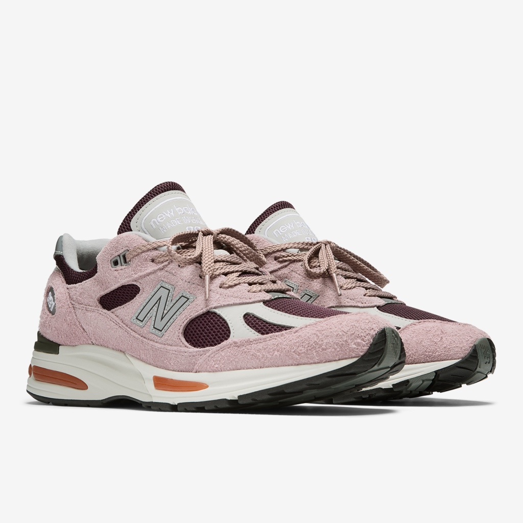New Balance M 991v2 Made in UK Grape Sorbet Freizeitschuhe in PINK