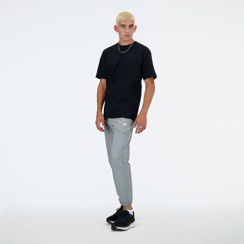 New Balance NB Athletics Cotton T-Shirt in SCHWARZ