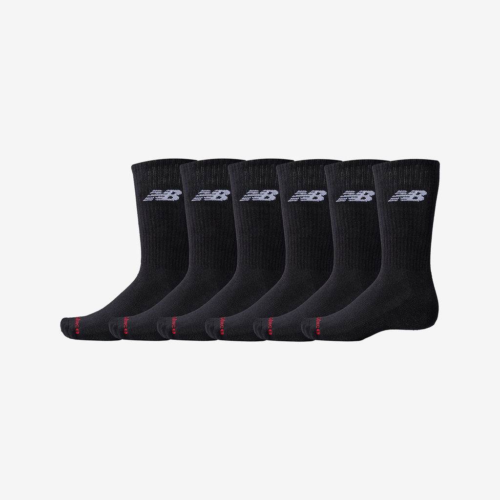 New Balance NB Everyday Crew 6 Pairs in SCHWARZ