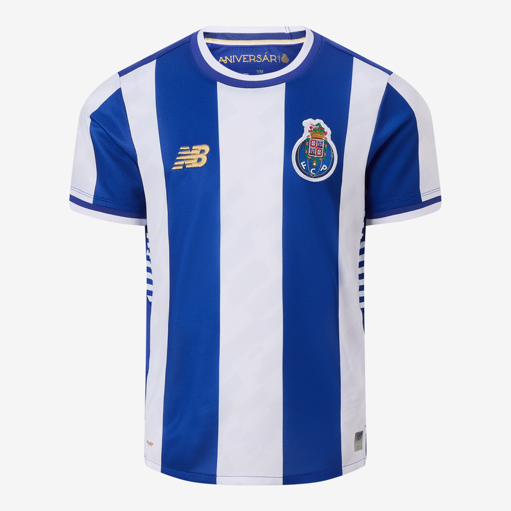 New Balance FC Porto Home Junior SS Jersey 25/26 in BLAU
