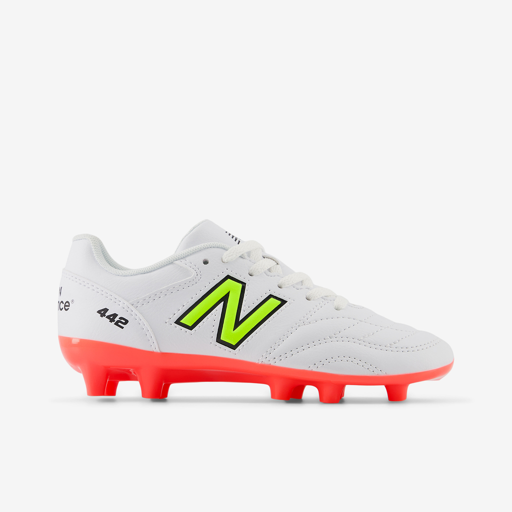 New Balance Y 442 Academy FG Jnr Seasonal Nockenschuhe in WEISS