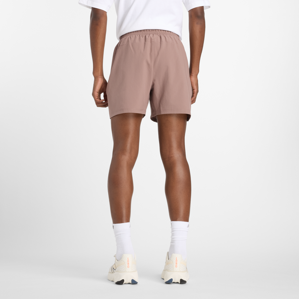 New Balance Sports Essentials Short 5 Inch Brief in BRAUN