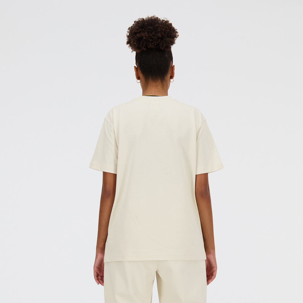New Balance W NB Athletics Jersey T-Shirt in BEIGE