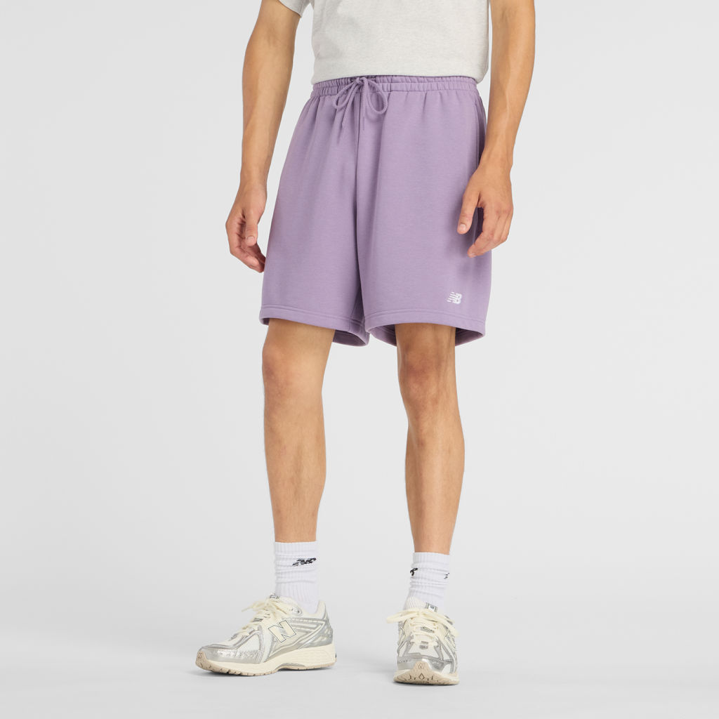 New Balance Sport Essentials French Terry Short 7 Inch in VIOLETT