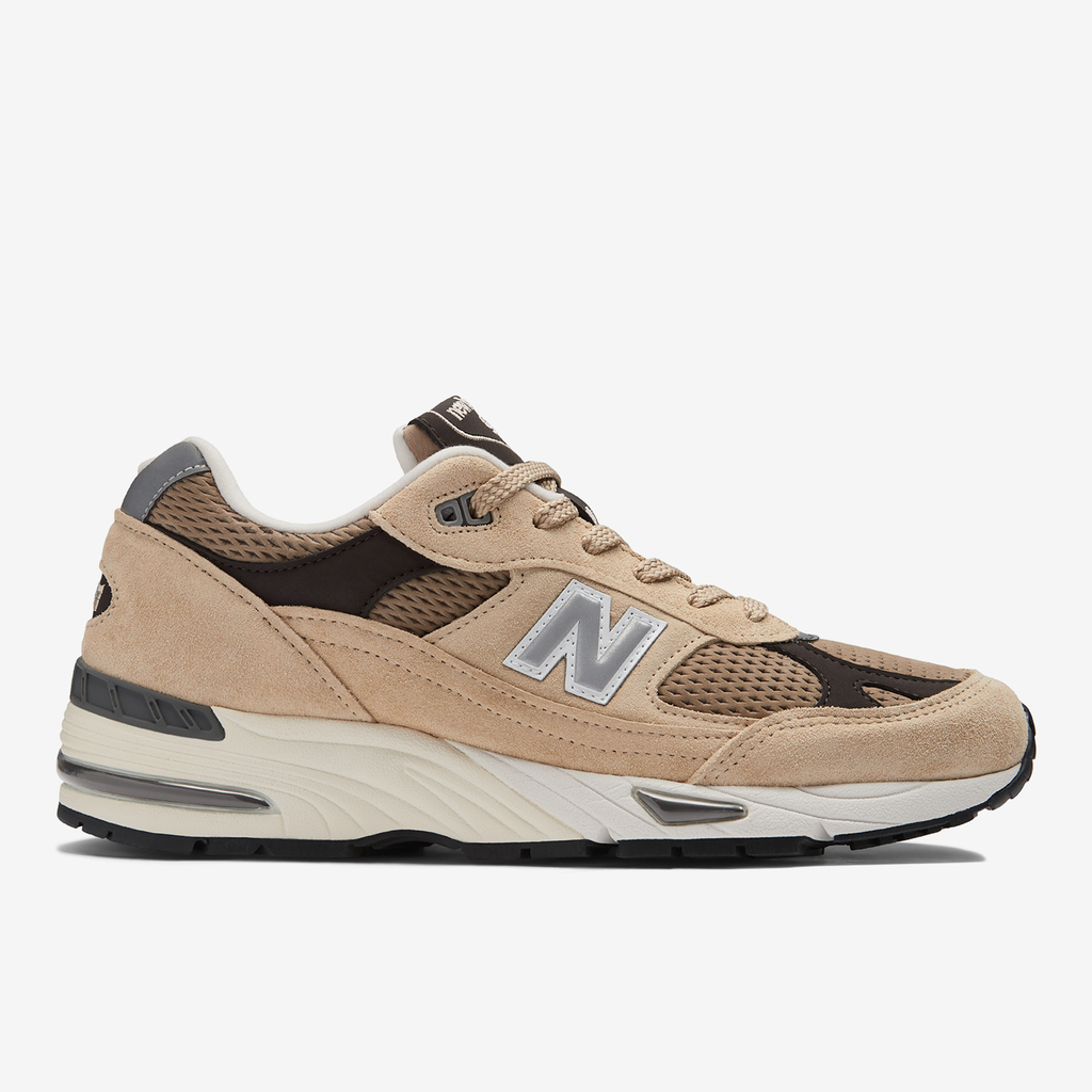 New Balance M 991 MiUK v1 Finale Freizeitschuhe in BEIGE