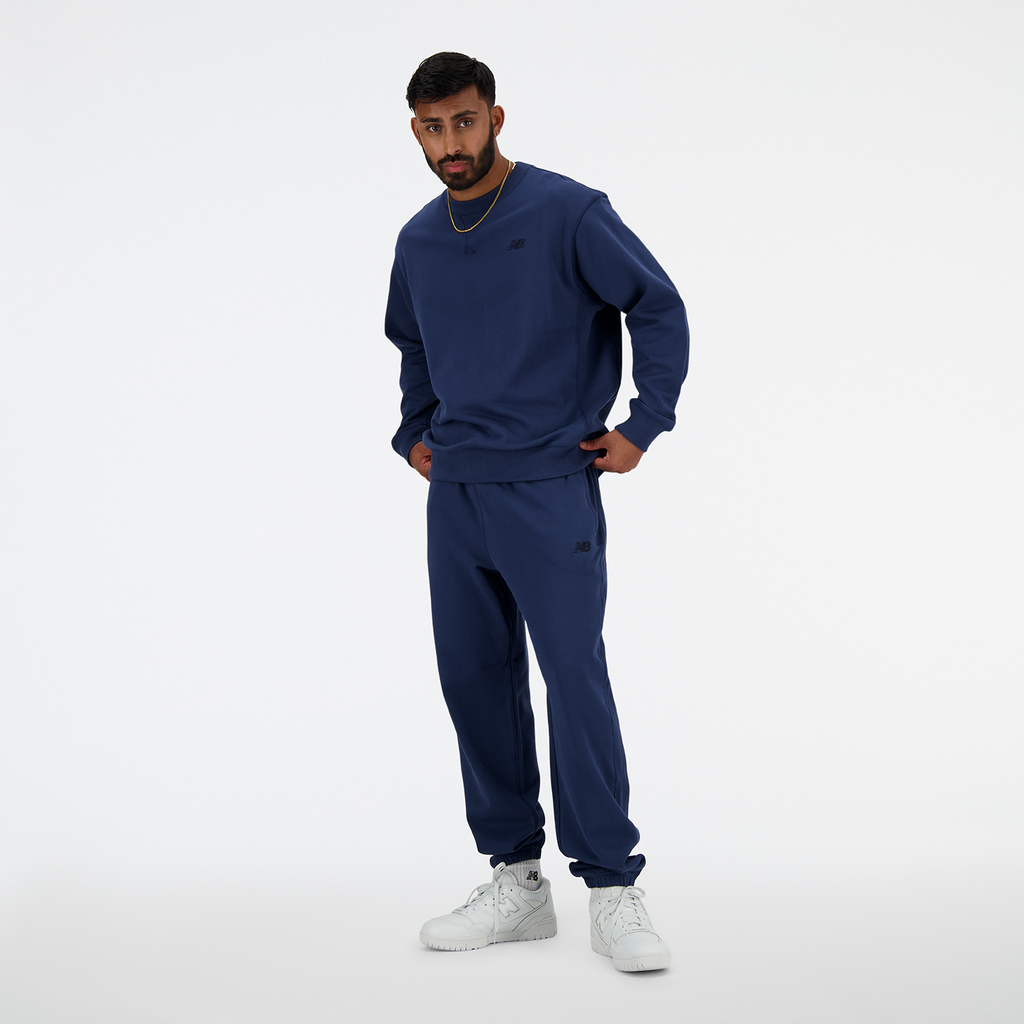 New Balance NB Athletics French Terry Jogger in BLAU