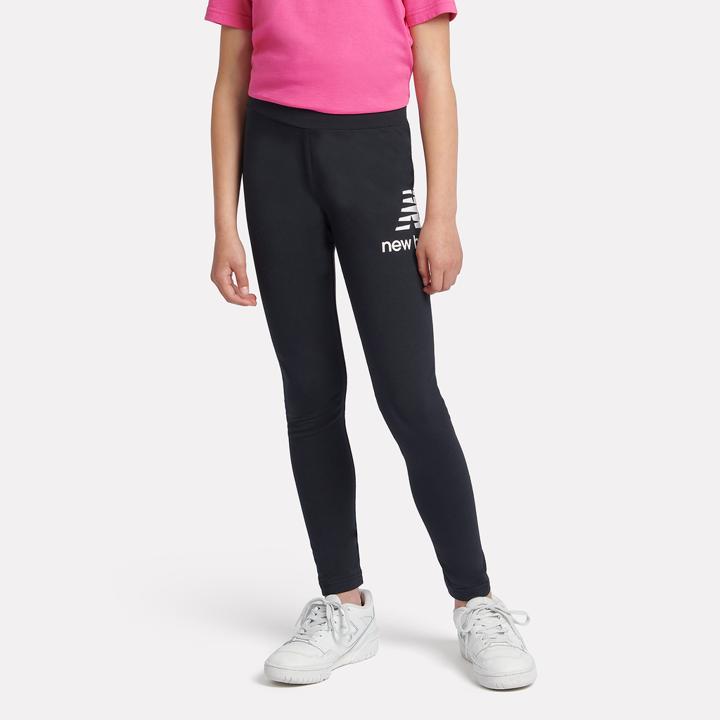 New Balance G New Balance Stacked Logo Legging in SCHWARZ
