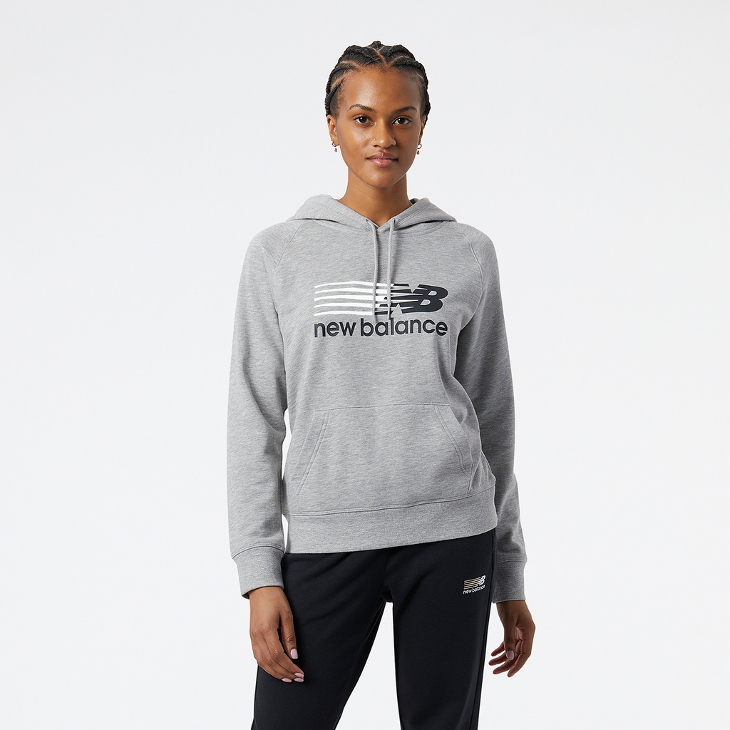 New Balance W NB Classic Hoodie in GRAU
